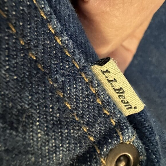 LL Bean Jeans Mens 38 X 29 Blue Denim 100% Cotton Comfort Waist Straight Leg - Picture 6 of 7